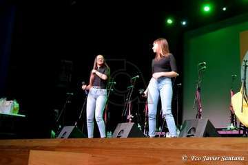 Presentación con éxito de la murga teldense Las Golisnionas (Foto Francisco Javier Santana)